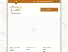 Tablet Screenshot of laubergecarmel.com